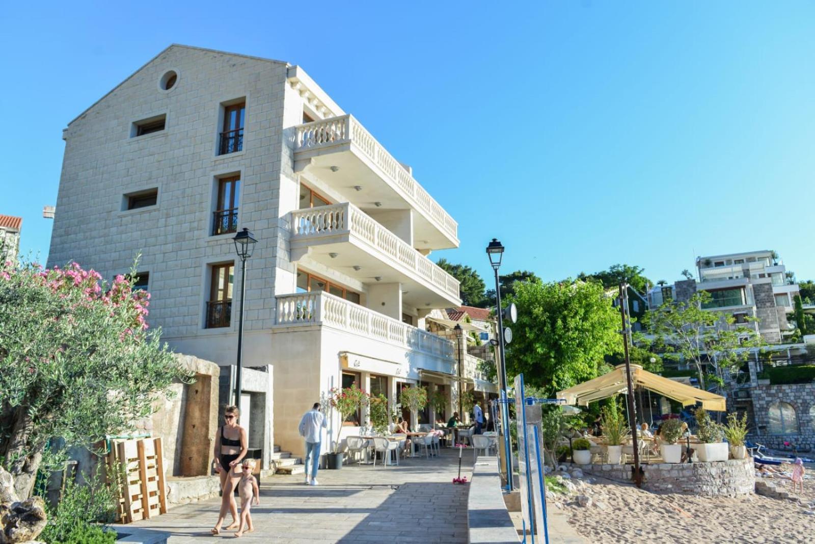 Przno Luxury Apartments Sveti Stefan Esterno foto